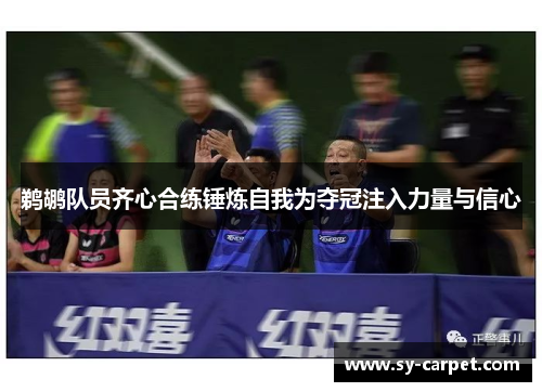 鹈鹕队员齐心合练锤炼自我为夺冠注入力量与信心